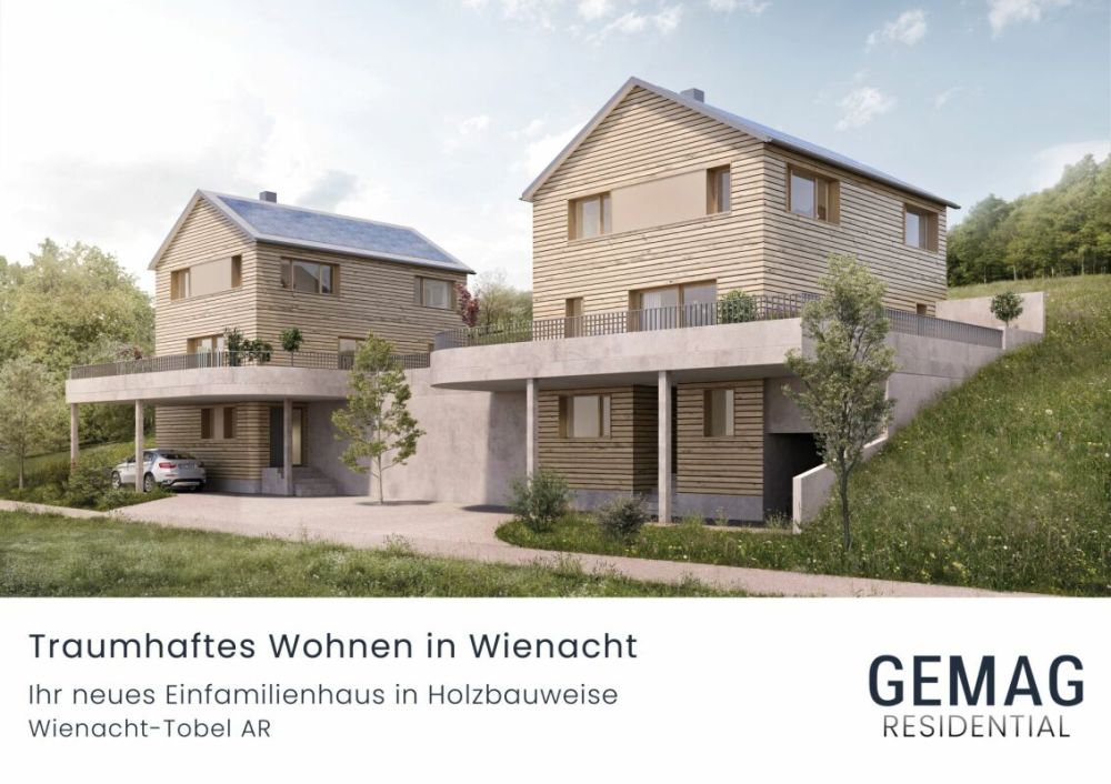 Traumhaftes Wohnen in Wienacht - Ihr neues Einfamilienhaus in Holzbauweise - Bild 1