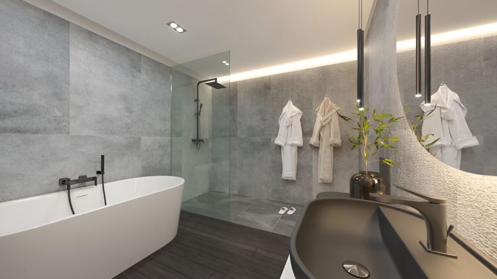 Moderno e prestigioso appartamento di 4.5 locali con terrazza, giardino privato attrezzato e spettacolare vista lago -  Bild 4