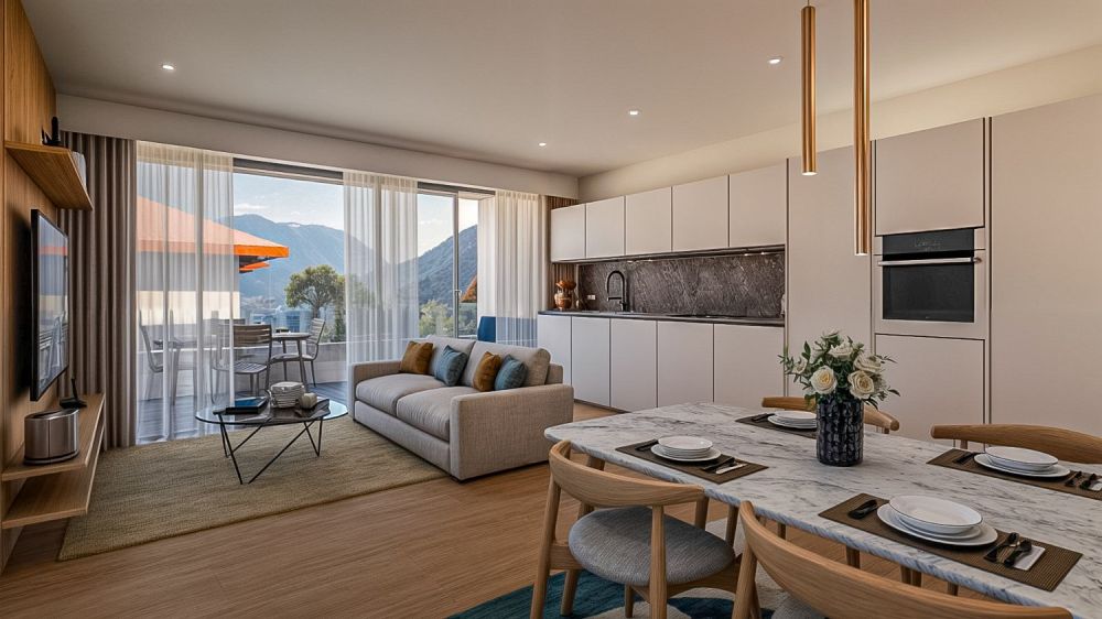 Appartamento all"ultimo piano in costruzione a Rivera - Bild 1