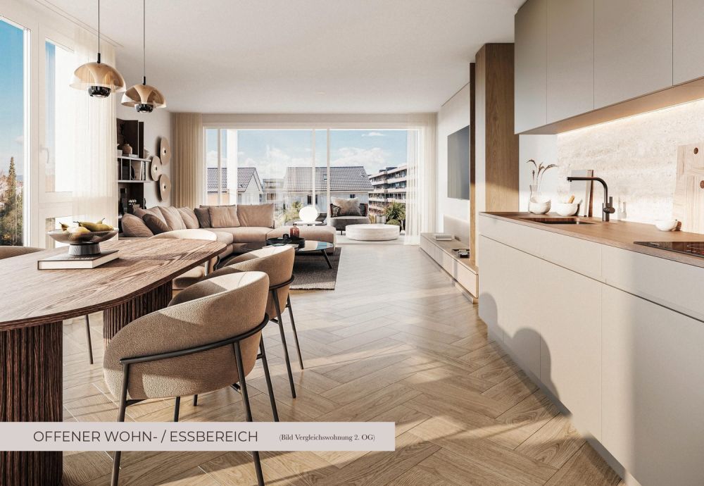 Sonne. Raum. Lebensqualität. – Stilvolle 4.5‑Zimmer‑Wohnung mit Balkon in Bestlage -  Bild 2