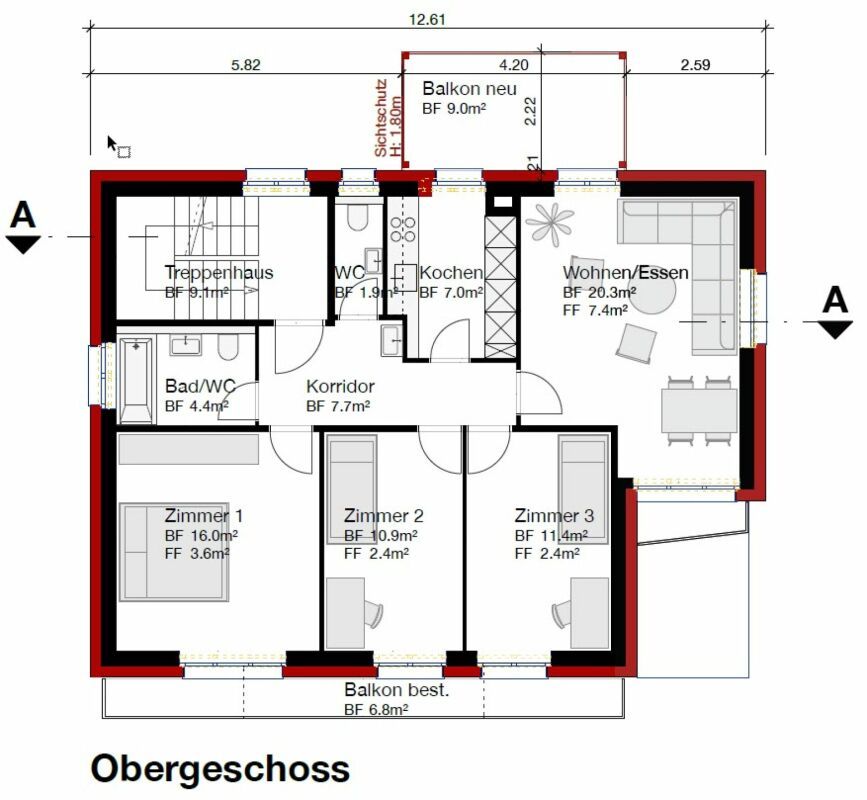 Einziehen und wohlfühlen - Kernsaniertes MFH mit Seesicht - Bild 6