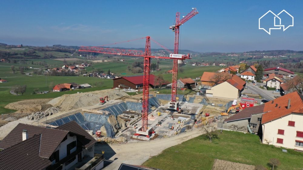 Appartement de 3.5 pièces au 1er étage (bâtiment 2 - lot 6) - Chantier