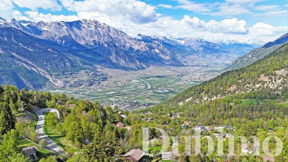 Chalet Plan Bochy, Mayens de Saxon - La vue