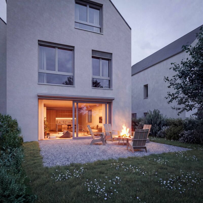 4.5-Zimmer Doppeleinfamilienhaus in Biel-Benken -  Bild 1