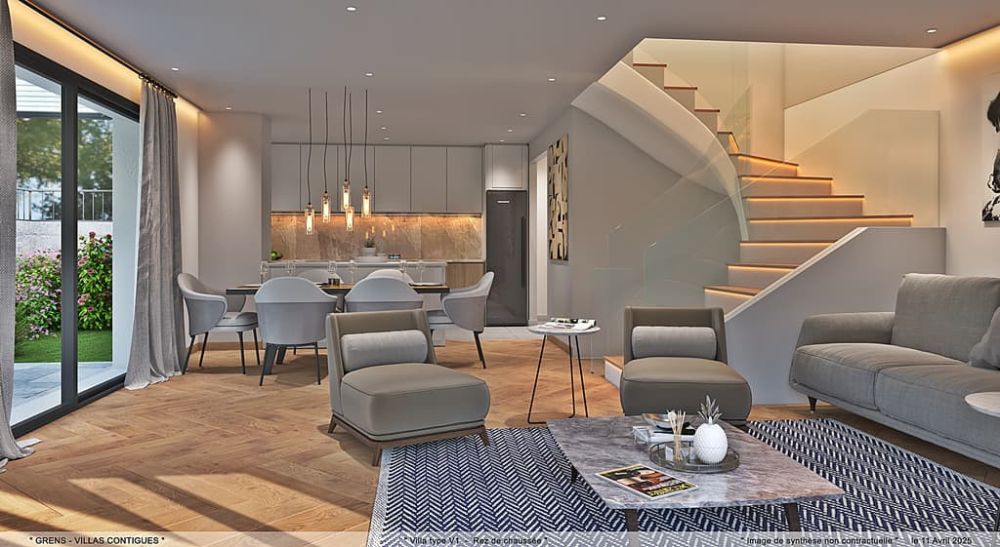 Promotion de 3 belles villas situées à 3 mn de Nyon - Permis en force - Bild 1