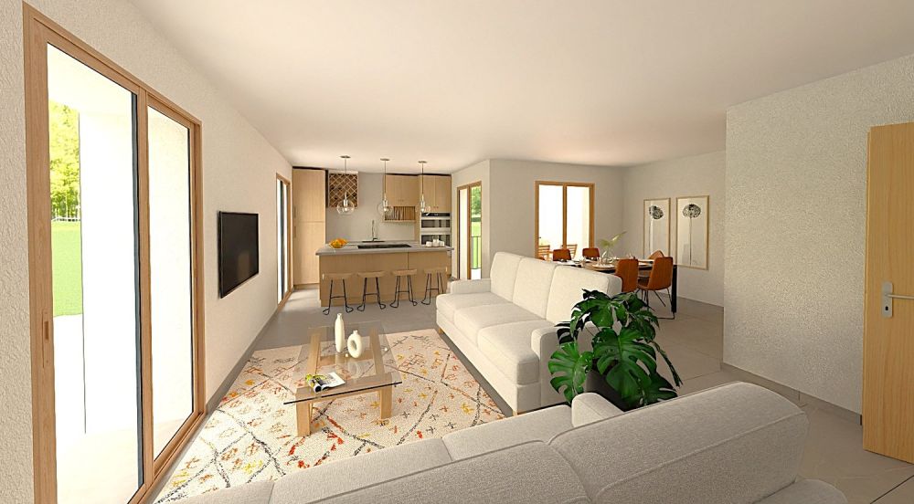 TRES AGREABLE 4.5 PIECES DANS UNE PETITE PPE DE TROIS APPARTEMENTS - VALEYRES SOUS MONTAGNY (VD) - - Bild 2