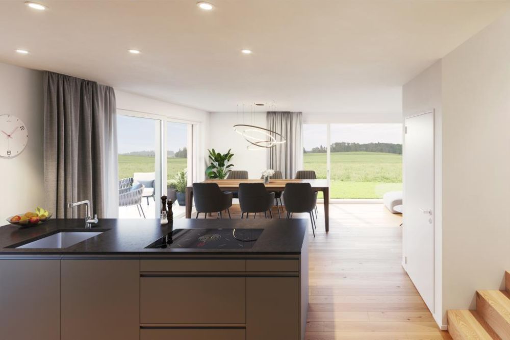 Moderne und grosszügige Einfamilienhäuser - 6-EFH_Frauenfeld_Innen_Kueche_Final_01