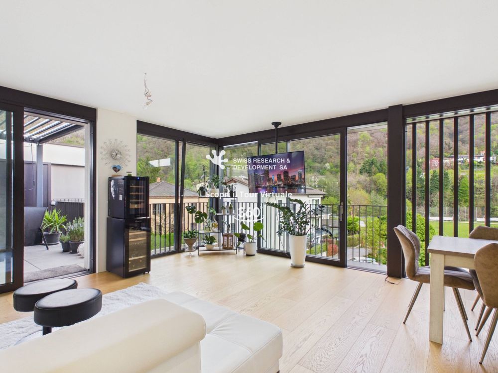 CONTEMPORANEO APPARTAMENTO DI 3,5 LOCALI CON AMPIA TERRAZZA E DOMOTICA INTEGRATA -  Bild 7