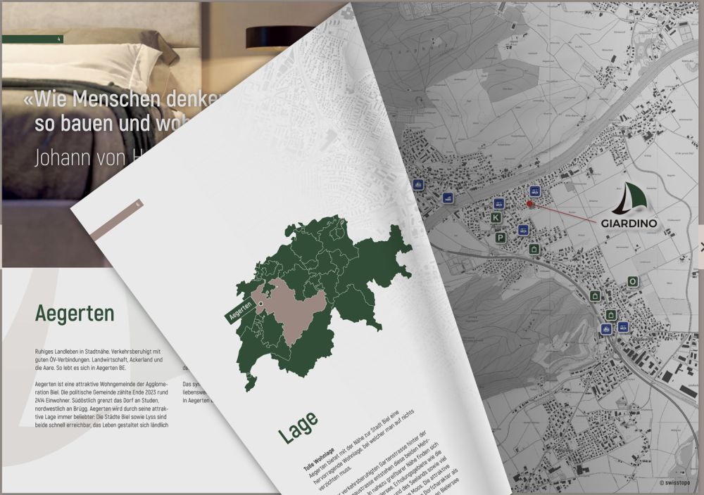 NEUE 2.5 ZIMMER WOHNUNG MIT GALERIE - Alles weitere finden Sie in unserer ausführlichen Dokumentation unter www.giardino-aegerten.ch