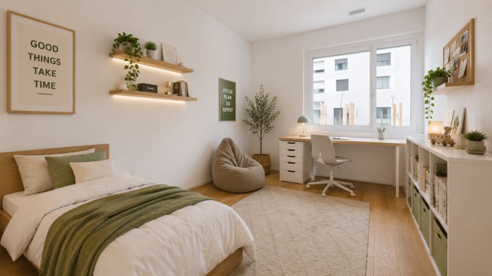Exklusive 5.5-Zimmer-Gartenwohnung an bester Lage - Zimmer 4 "Jugendzimmer"