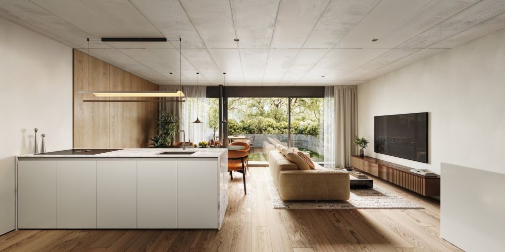 Neubau 3.5 Zimmerwohnung mit grossem Balkon im attraktiven Gundeli -  Bild 1