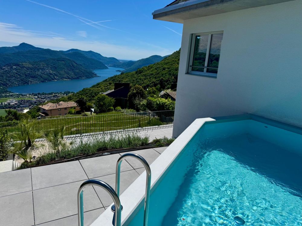 Cademario – Exklusive Villa mit Pool und spektakulärer Seesicht -  Bild 3
