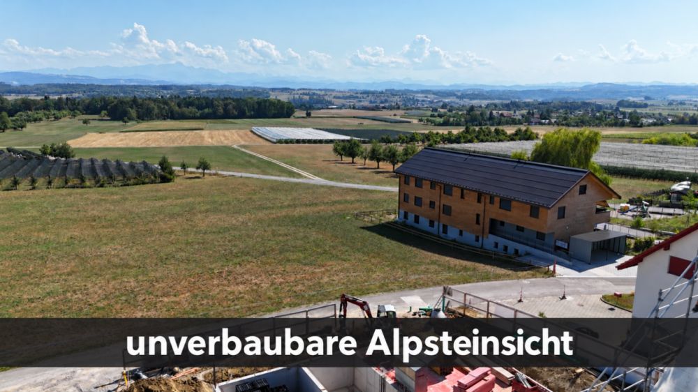 Neubau Alpenblick in Happerswil (Gemeinde Birwinken TG) - 3.5-Zi. Gartenwohnung -  Bild 2