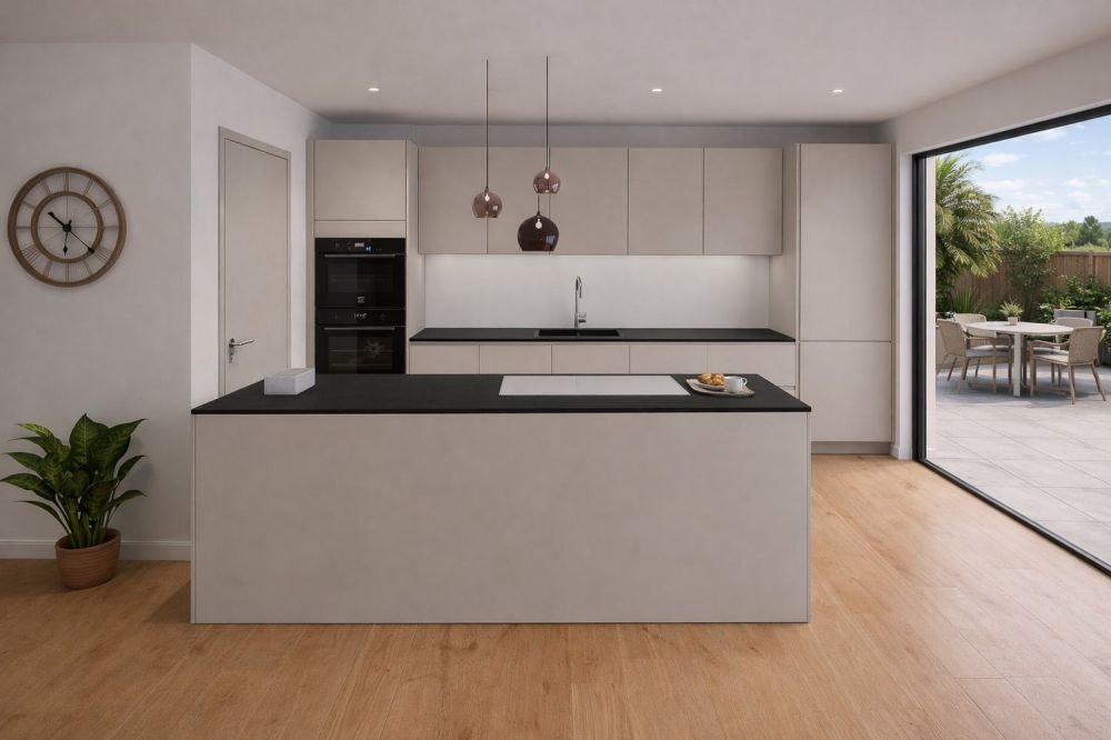 Magnifique appartement plan 3,5 pièces plain-pied - cadre calme entre trois lacs – Gampelen/Champion -  Bild 2