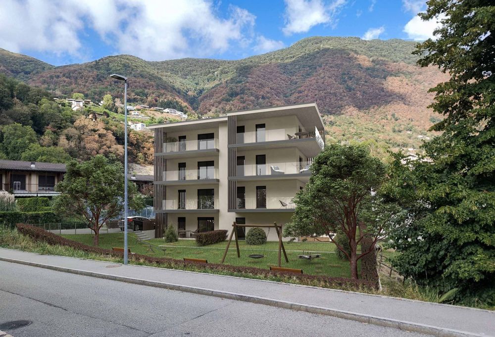 Attico 3.5 locali con tetto terrazza a Vacallo -  Bild 1