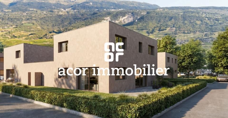 Villas mitoyennes sur plan – « Les Zittes », Chalais! - Maison 5.5 pièces - image - 2