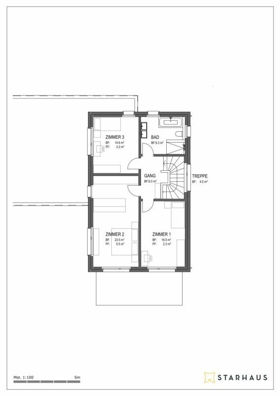 Einfamilienhaus mit Sicht in die Weinberge - Obergeschoss