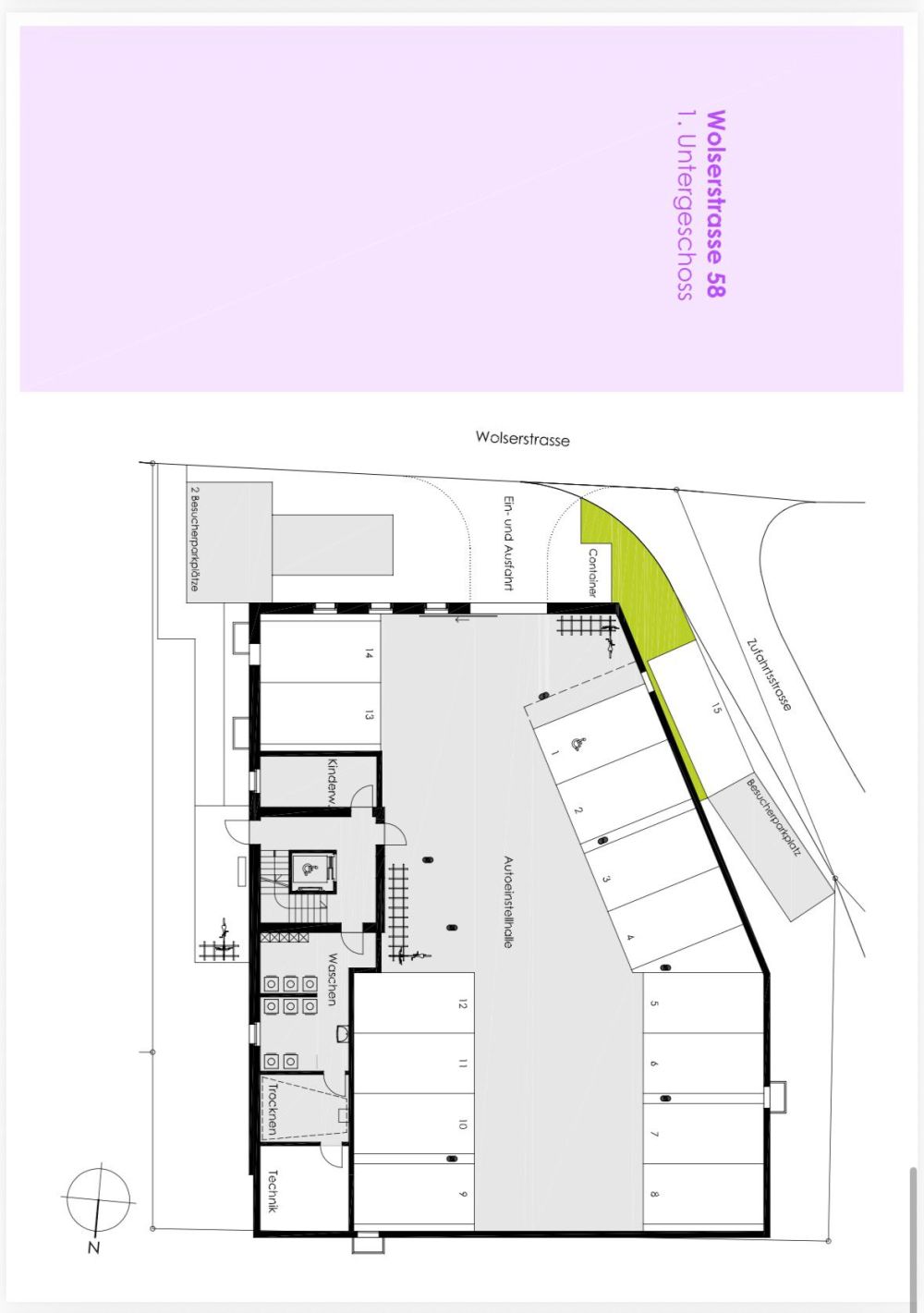 3.5 Zimmerwohnungim EG mit 82m2, Balkon 14 m2 Sitzplatz 12 m2, Richtung Süden -  Bild 12