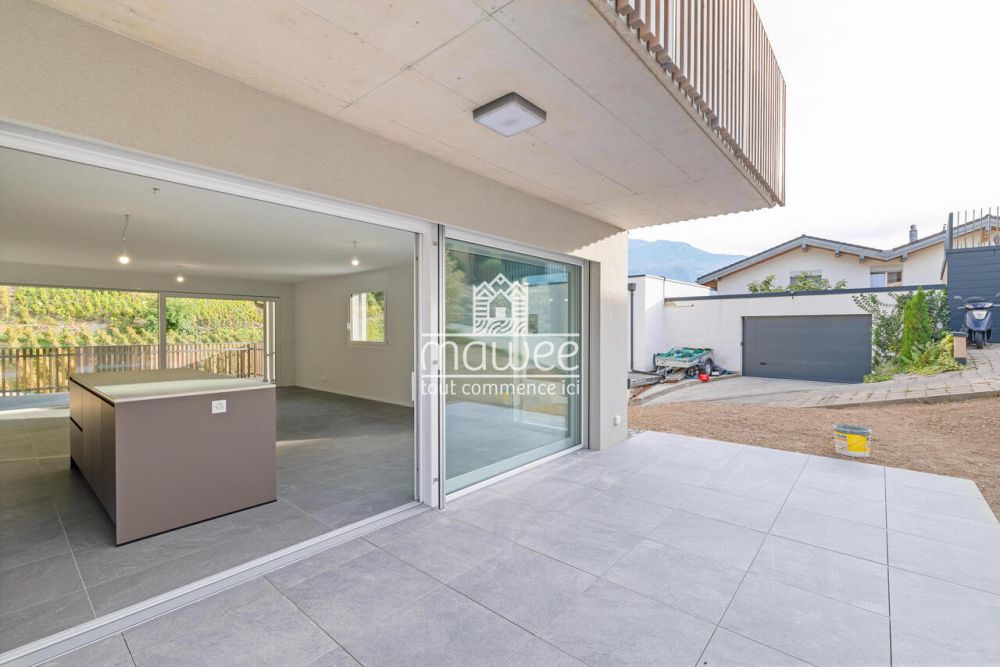 4.5 pièces neuf - Intimité, terrasse et jardin ! -  Bild 5
