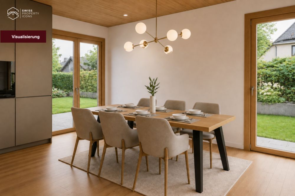 *RESERVIERT* NEUBAU: Gartenwohnung "EICHE" - Traumhafte Neubauwohnungen im Zentrum von Koppigen -  Bild 3
