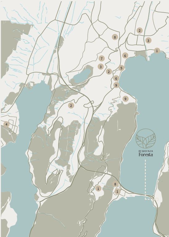 Appartamento 4.5 Locali – Con Giardino o Terrazzo e Vista Lago | Residenza Foresta, Bissone -  Bild 10
