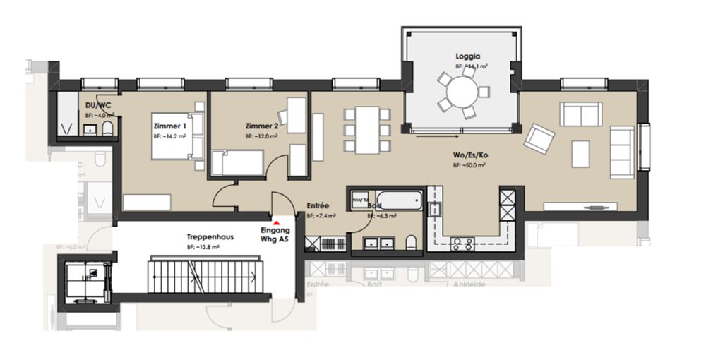 3.5-Zimmer Neubauwohnung -  Bild 11