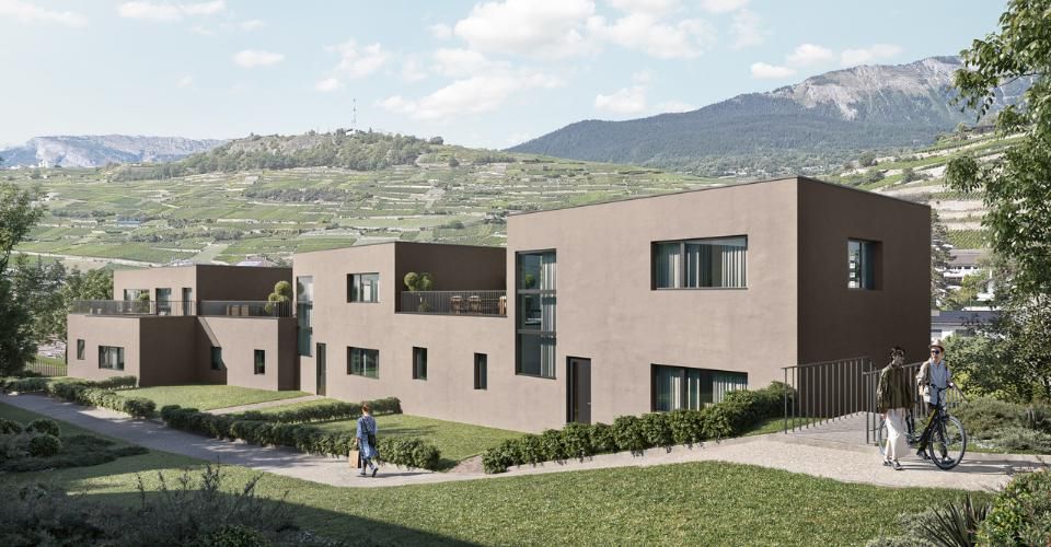 "ROCHER EN VILLE" 6 VILLAS DE STANDING AU COEUR DE SION - Villa 4.5 pièces - image - 3