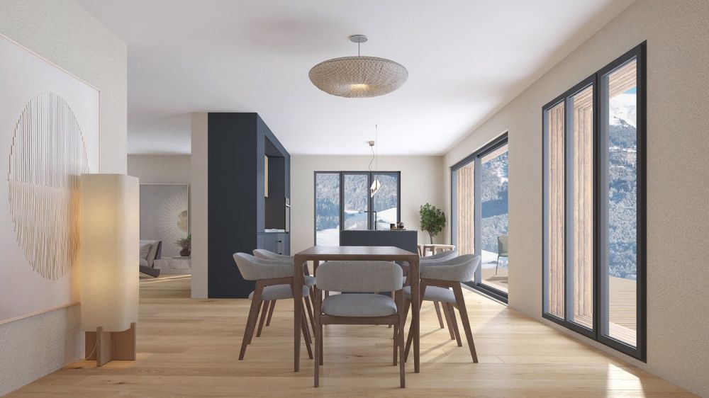 "Chalet individuel "Les Pommats A" à vendre à Val d"Illiez – permis de construire en force" -  Bild 6