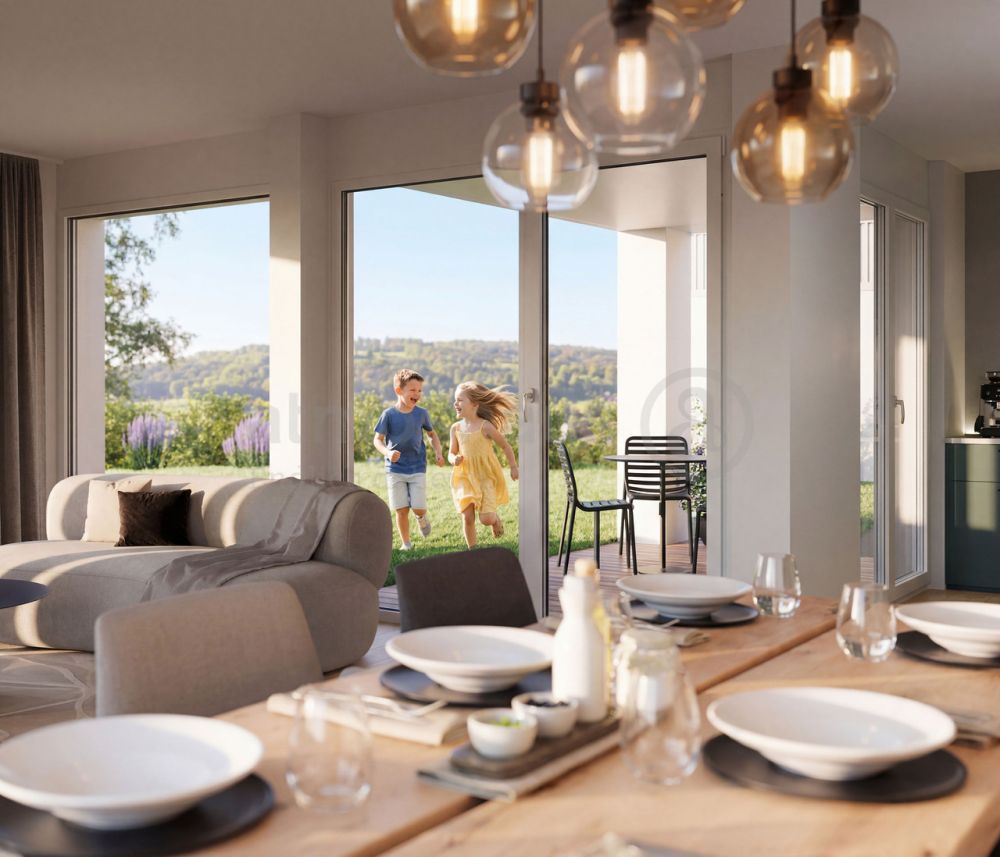 EFH mit Attika, riesigem Grundstück & unverbaubarer Sicht in Reinach -  Bild 5