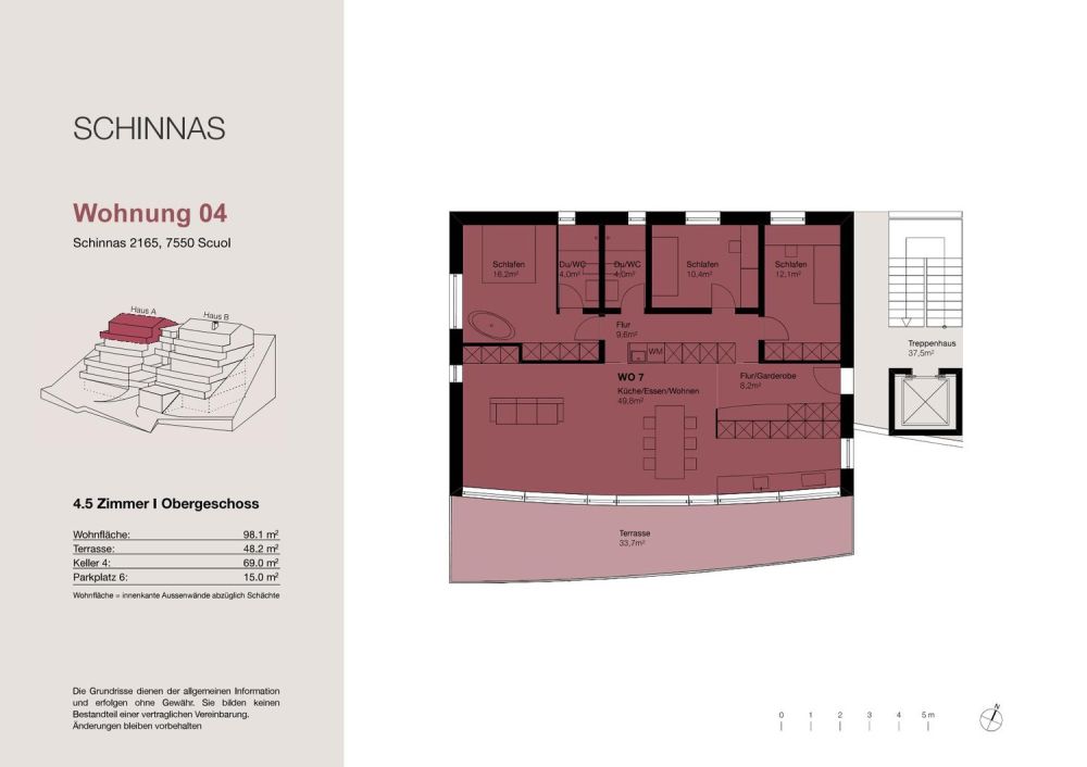 Neubau: 3.5-Zimmer und 4.5-Zimmer Terrassen-Erstwohnungen in Schinnas -  Bild 10