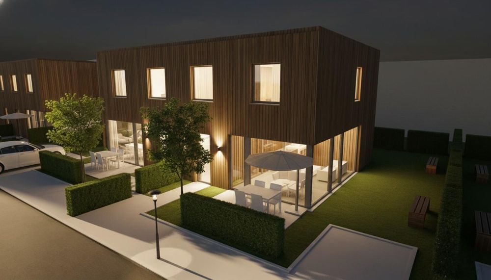 Juhuu - endlich leistbarer Lifestyle! - Aussen Nacht  Visu 5