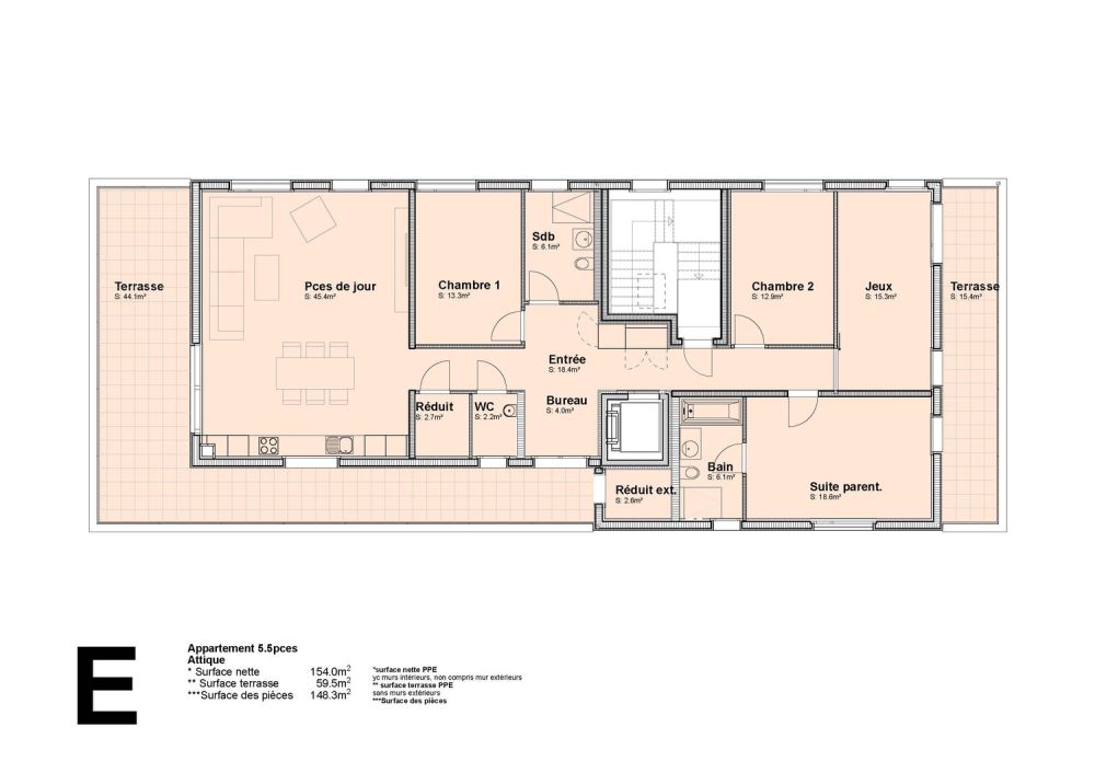 Somptueux attique de 5,5 pièces dans une nouvelle construction à Saint-Imier - Bild 4