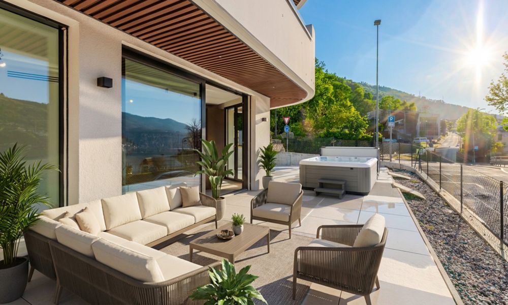 STUPENDA VILLA VISTA LAGO CON POSTO BARCA A BRUSINO ARSIZIO -  Bild 5