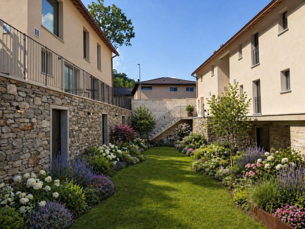 NUOVA COSTRUZIONE MINERGIE-P-ECO :AMPIO APPARTAMENTO CON GIARDINO - MÖGLICH ALS ZWEITWOHNSITZ -  Bild 1