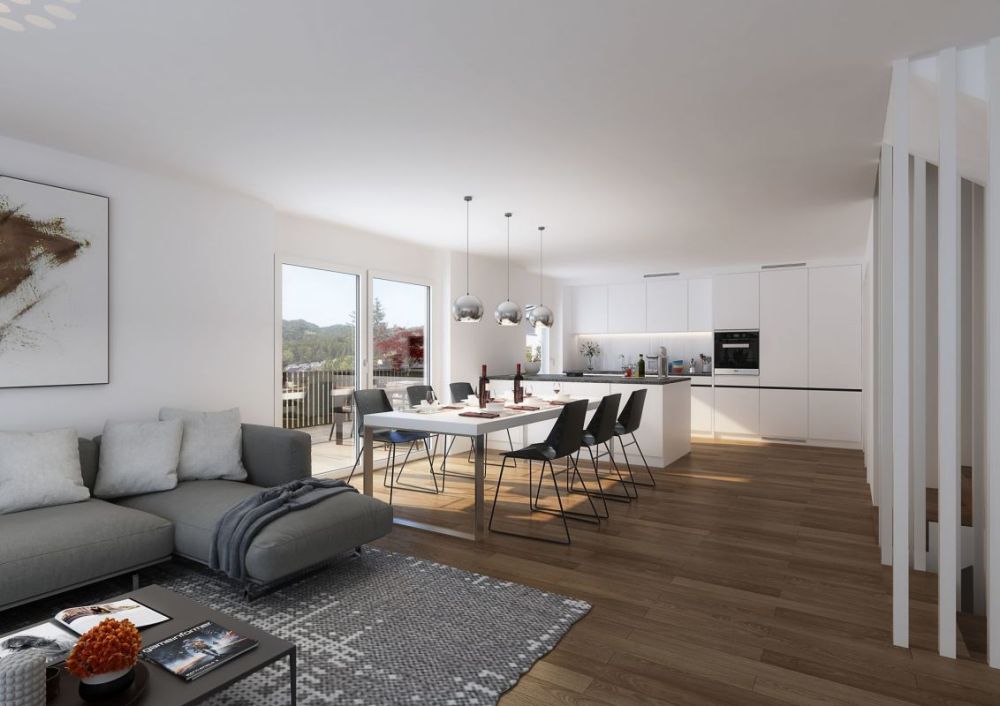 NEUBAU: Moderne DEFH mit Weitsicht, Häuser 1 - 6 - Ausbauvariante