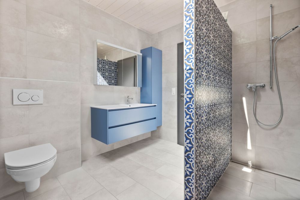Villa jumelle par garages de 5.5 pièces à Oron-la-Ville - Salle de bain 1  - Non contractuel