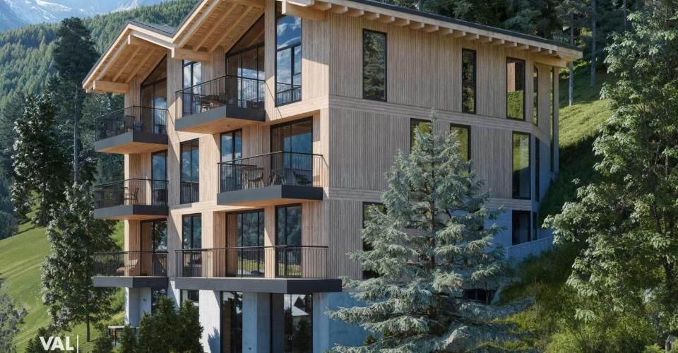Residenz Le Roc: Luxuriöse Wohnungen mit 5-Sterne-Komfort und Bergpanorama - Appartement 2.5 pièces - image - 4