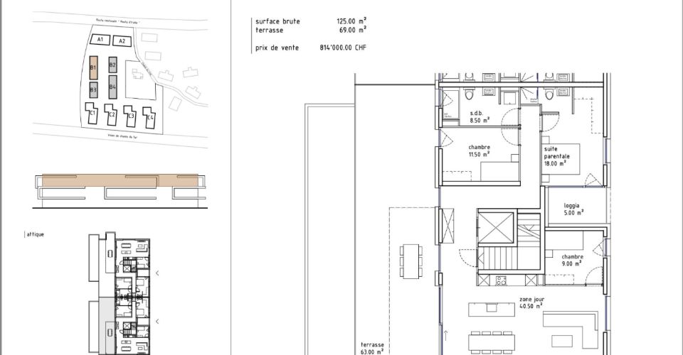 Appartement en attique de 4.5 pièces à Uvrier - Attique 4.5 pièces - image - 13