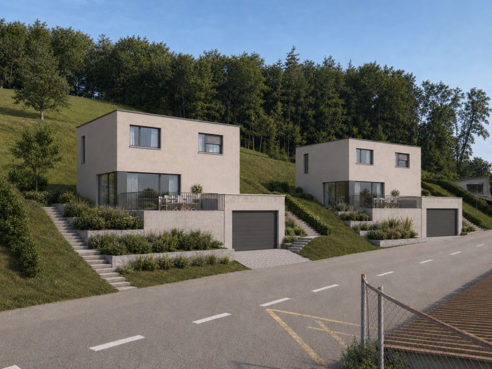 Neubauprojekt: EFH an sonniger Hanglage -  Bild 1