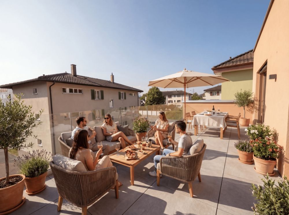 Attique en duplex au centre d'Yverdon -  Bild 1