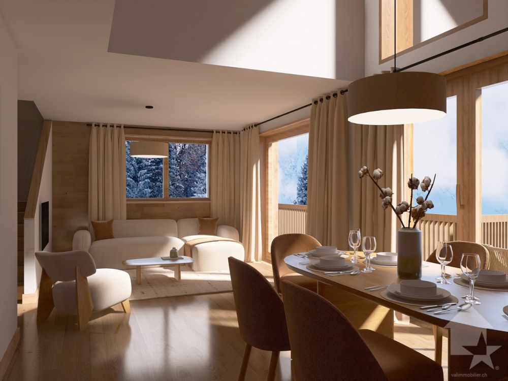 Unique à St-Luc  : splendide duplex neuf sous combles tout confort -  Bild 1