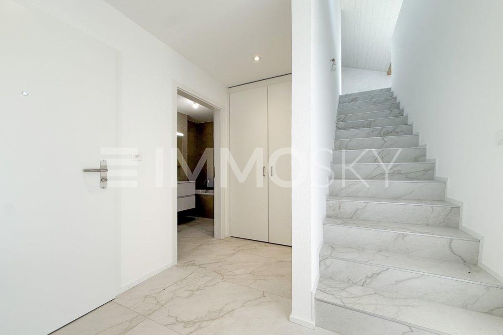 3,5 Zimmer neu mit Dachboden von ca. 69 m² und großem Balkon (Lot B5-8.1) - 3.5 pièces avec combles