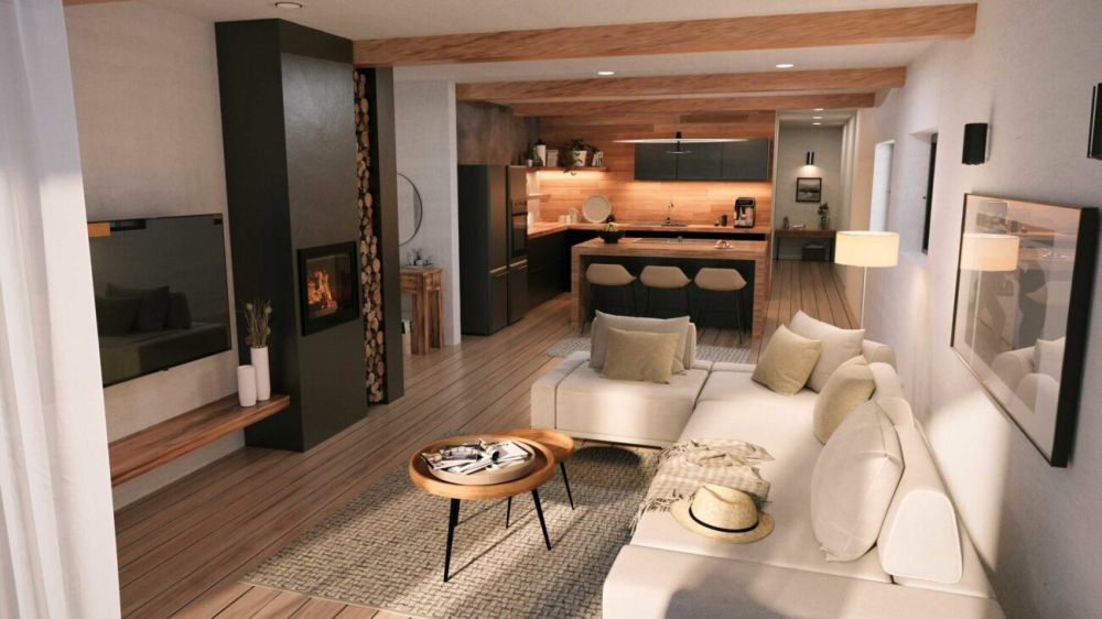 Domino Alpenchalet - Neubau 2026 zentrale, ruhige Lage, Panoramabalkone. - Bild 4