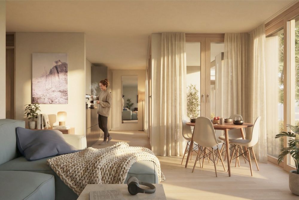 Moderne 2.5-Zimmer-Neubauwohnung am Blumenrain in Zollikon -  Bild 2