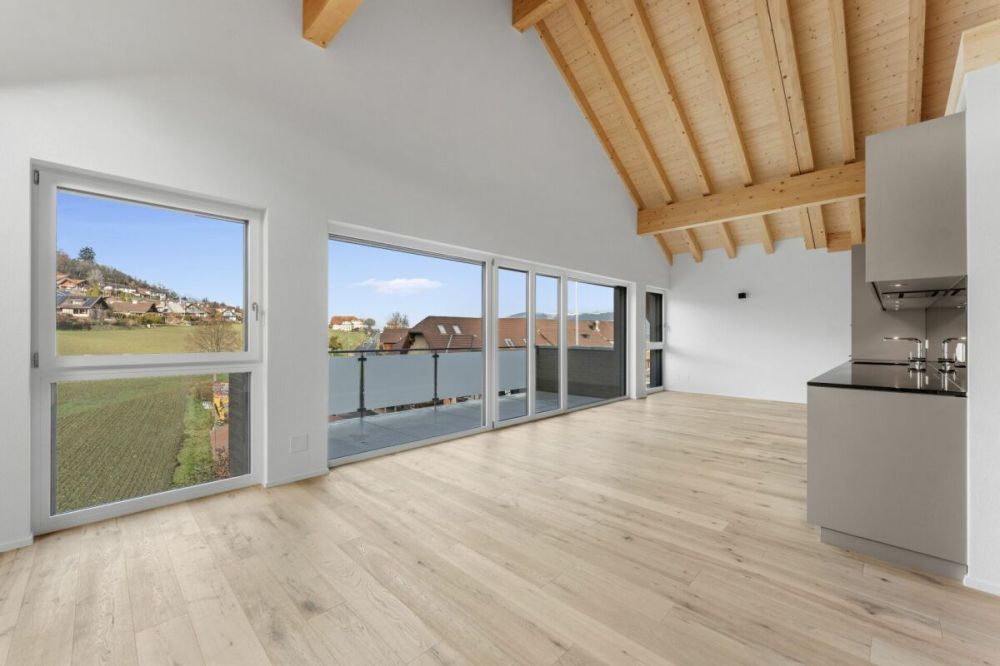 Highlight: Helle und offene 3.5-Zimmer Dachwohnung in Mühlethurnen inkl. Einstelhallenplatz - Bild 6