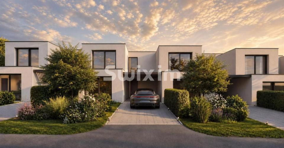 Maison contemporaine HPE à Veyrier, C - Maison 5.5 pièces - image - 3