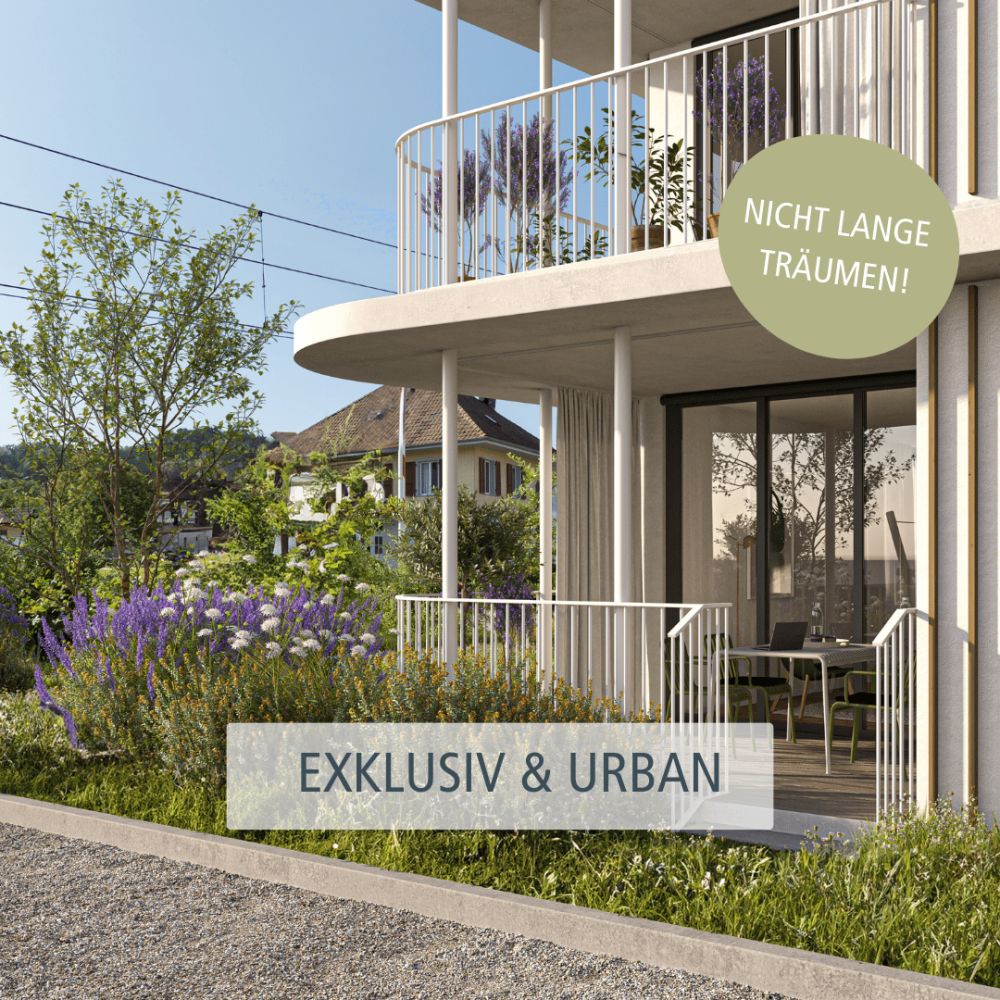 3.5 Zimmer-Gartenwohnung W1 mit 83m2 Wohn- und 270m2 Gartenfläche in Oberwil - Bild 2