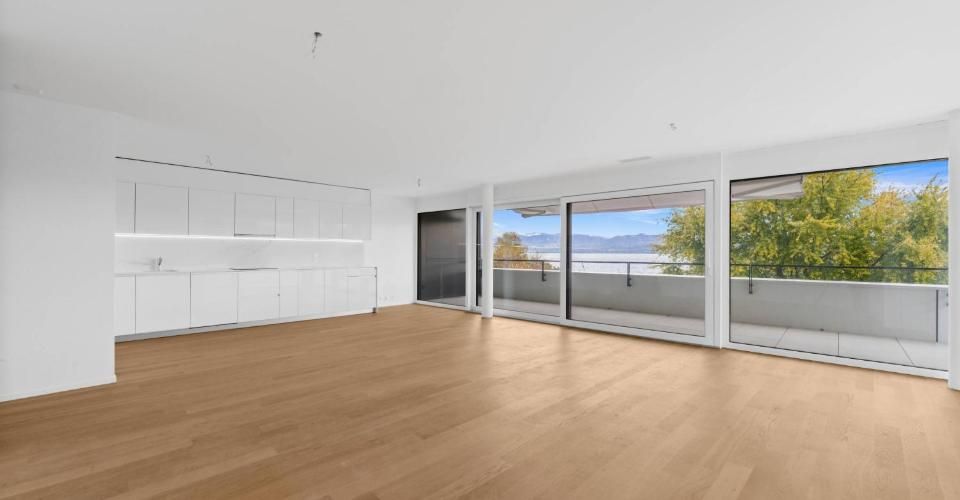 Appartement neuf de standing - 4.5 pièces en angle avec balcon de 76m² - Vue lac - Appartement 4.5 pièces - image - 2