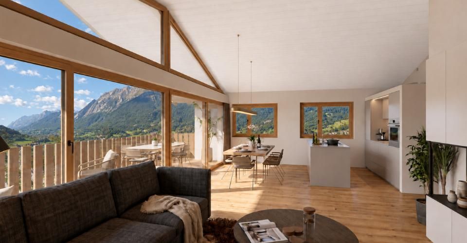 Appartement sur plan de 4.5 pièces dans un quartier tranquille - Appartement 4.5 pièces - image - 3