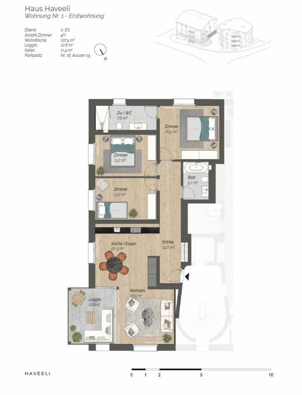 4.5 Zimmer Neubau Erstwohnung - Bild 6